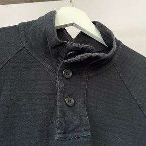 James Perse Standard cotton slub henley size 3